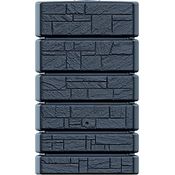 Regenwasserbehälter Tower Stone 500L Anthrazit Regentonne Regenwassertonne