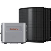 Jackery Navi 2000, Balkonkraftwerk mit 2048Wh Speicher, 800W flexibles Solarpanel Set, 1600W Solar Eingang & 1200W AC Ausgang