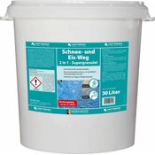 Hotrega Schnee und Eis Weg 2in1 - Supergranulat 30L Eimer, Taumittel, Auftaugranulat, Streusalz Ersatz