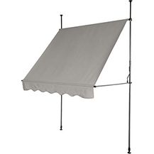 Bild für SVITA Klemmmarkise Balkonmarkise Sonnenschutz Markise Handkurbel ohne Bohren 200x150x220-300 cm (BxTxH)