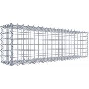 Gabiona Gabione 100 cm x 30 cm x 20 cm (L x H x T), Maschenweite 5 cm x 5 cm, Spirale