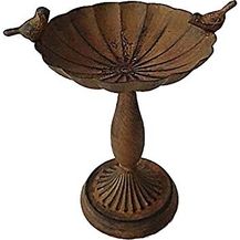 Bild für HTI living Vogeltränke Verena Wasserstelle Vogelbad Vogeltränke mit Rostpatina-Beschichtung