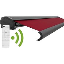 Bild für empasa elektrische Vollkassettenmarkise 'Profi' Kassettenmarkise Gelenkarmmarkise Markise Sonnenmarkise Sonnenschutz viele Farben und Größen wählbar