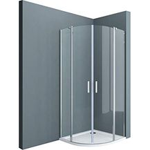 Bild für doporro® Viertelkreis-Duschkabine Ravenna52k 80x80x195 Duschabtrennung 6mm ESG-Sicherheitsglas Easy-Clean-Beschichtung
