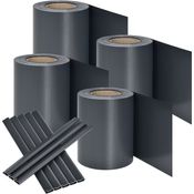 Juskys PVC Sichtschutzstreifen 4er Set anthrazit Sichtschutz Sonnenschutz Windschutz