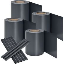 Bild für Juskys PVC Sichtschutzstreifen 4er Set anthrazit Sichtschutz Sonnenschutz Windschutz