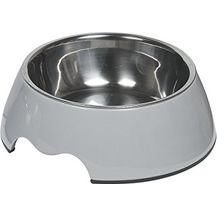 Bild für Nobby Melamin Napf "NOBLY" hellgrau M: 17,5 x 6,5 cm