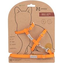 Bild für Verstellbares Katzengeschirr + Leine CAT Samba S/M Amiplay (S, Orange)