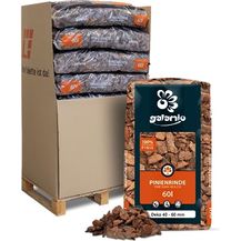 Bild für GALAMIO Rindenmulch Pinie 40-60mm, 780l (60l x 13 Säcke)