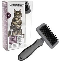 Bild für VETOCANIS Silikonbürstenreiniger und Haarentferner für Katzen mit Ergonomischem Griff für die Haustier-Massage.