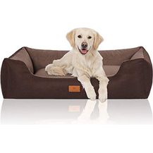Bild für Knuffelwuff 14096-006 Hundebett Hundekörbchen Hundesofa Hundekissen Hundekorb Bezug Waschbar Luke Xl Braun-Potatoe