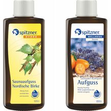 Bild für Spitzner 2 Düfte Nordische Birke und Lavendel Kumquat Saunaaufguss mit je 190ml