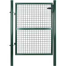 Bild für Gartentür Gartentor Hoftor Zauntür Tor Inkl. Schloss 125 x 106cm Grün GGD175G