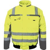 Winter-Warnschutz Pilotenjacke gelb/grau, Gr. L - PKA Klöcker - Preisvergleich