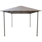 Trend Line Pavillon-Ersatzdach TrendLine Ersatzdach Como Hellgrau, wasserabweisend und Sonnenschutz, 295 x 295 cm