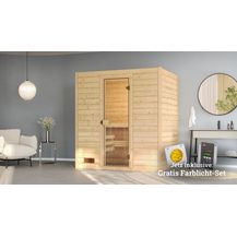 Bild für weka Sauna Valida 2, BxTxH: 189 x 139 x 203,5 cm, 38 mm, (Set)