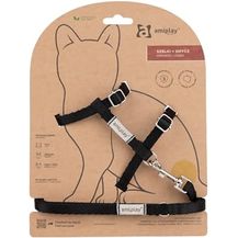 Bild für Verstellbares Katzengeschirr + Leine CAT Samba S/M Amiplay (M, Schwarz)