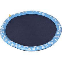 Bild für PawHut 170 cm Splash Sprinkler Pad für Hunde Spritz Wasserspiel Matte Wassersprinkler Anti-Rutsch Outdoor PVC Blau