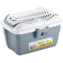 Bild für Kerbl Mini Gulliver Transportbox für Kleintiere blau 40x30x24cm 81776