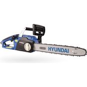 Hyundai Elektro-Kettensäge CS2416E, 2.400 W mit 400 mm Schwert, automatische Kettenschmierung, Schnellstopp-Kettenbremse