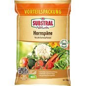 Substral Naturen Bio Hornspäne, natürlich organischer Stickstoffdünger mit Sofort- und Langzeitwirkung, 3 kg