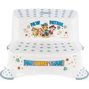 keeeper Paw Patrol Zweistufiger Tritthocker, Ab ca. 3 bis ca. 14 Jahre, Anti-Rutsch-Funktion, Igor, Weiß