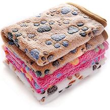 Bild für luciphia 1 Pack 3 Decken Super Weich Fluffy Premium Fleece Haustier Decke Flanell Wurf für Hund Welpen Katze Pfote,Medium (76 * 52cm)