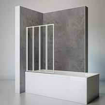 Bild für Schulte D1334 01 50 Smart Duschabtrennung für Badewanne alunatur