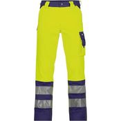 DASSY Lancaster - Warnschutz Bundhose neonorange/dunkelblau 42 STANDARD +/- 245 g/m²