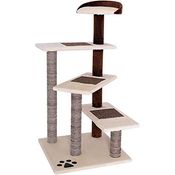 lionto Kratzbaum Kletterbaum Katzenkratzbaum Katzenbaum Höhe 100 cm, beige/braun