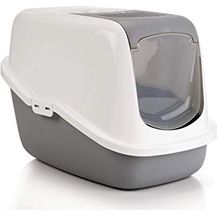 Bild für Katzentoilette "NESTOR" grau 56 x 39 x 38,5 cm
