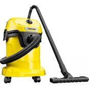 KÄRCHER Nass-Trocken-Sauger WD 3 V-17/4/20 - Nass-/Trockensauger - Gelb/Schwarz, 1000 W - Kompakter Sauger mit 17-Liter-Behälter - Preisvergleich