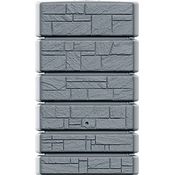 Stones Garden Regenwasserbehälter Tower Stone 500L Grau Rectangle Regentonnen