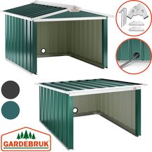 Bild für Gardebruk Mähroboter Garage Metall Wetterbeständig Kabelführung 4x Erdanker Carport Rasen Garten 4251776601908