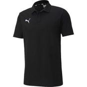 PUMA Poloshirt PUMA teamGOAL 23 Casuals Poloshirt Baumwolle, atmungsaktiv, schweißableitend, leicht, Grau