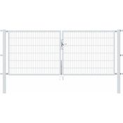 Alberts Doppeltor Flexo mit Zubehör | feuerverzinkt | Breite 300 cm | Höhe 120 cm 
(646875)