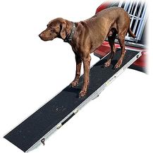 Bild für Hunderampe Hundetreppe Auto Kofferraum Treppen Rampe Einstiegshilfe für Hunde Klappbar Aluminium Auswahl Längen 183 cm Petigi