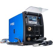IPOTOOLS MIG-250S 5in1 MIG MAG Schweißgerät - Synergic Schutzgas Schweissgerät mit 250 Ampere FLUX Fülldrahtschweißgerät ohne Gas Elektroden/E-Hand geeignet/Digital/IGBT / 230V / 7 Jahre Garantie