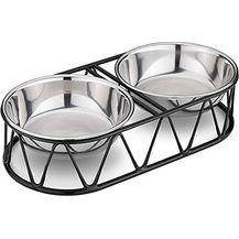 Bild für Navaris 2X Futternapf Katze mit Halterung