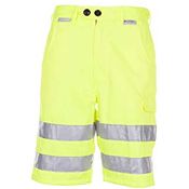 Warnschutz Shorts uni gelb Größe 4XL