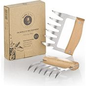 Buddy´s BBQ - Pulled Pork Krallen, hochwertige Claws für amerikanisches BBQ Pulled Pork, Fleischkrallen aus Edelstahl zum Zerteilen von Fleisch, 2 Stück mit Flaschenöffner-Funktion