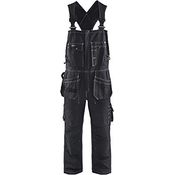 Blakläder Latzhose Multifunktion, 1 Stück, C52, schwarz, mit CORDURA-verstärkten Knien und Gesäßtaschen