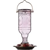 More Birds Amethyst Juwel Kolibri-Futterspender Glasflasche 5 Futteröffnungen und 600 ml Nektar Kapazität