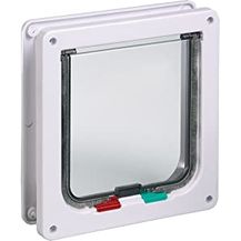 Bild für Karlie Katzentür 4-Wege-Verschluss für große Katzen B: 23.5 cm H: 25.2 cm weiss