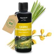AllgäuQuelle® Sauna Aufgussmittel Jungbrunnen mit 100% Bio Ölen, Ylang-Ylang und Lemongrass, 100ml, natürliche Zutaten in hochwertigem Bio-Energie-Glas