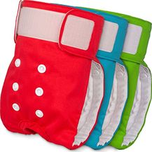 Bild für HUND IST KÖNIG® Hundewindeln für Hündinnen [3 STK] Saugstarke Läufigkeitshose für Hündinnen 3-Fach justierbar für festen Sitz