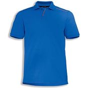Uvex Suxxeed Herren-Arbeitshemd - Blaues Männer-Poloshirt - Optimales Feuchtigkeitsmanagement L