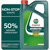 Castrol Motoröl Magnatec 5W-30 A5, Hochleistungsmotoröl mit Fluid-TITANIUM-Technologie, 5L für Benzin-, Diesel- und Hybridfahrzeuge