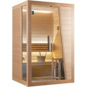 Sanotechnik Finnische Sauna TAMPERE, authentisches Wohlfühlambiente mit natürlichem Holzdesign