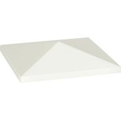 Outsunny Pavillon-Ersatzdach für Pavillon 3 x 3 m, wasserdicht, aus Oxford-Stoff, 370 g/m², Hellgrau